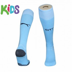 Manchester City Enfant Domicile Chaussettes 2020/21